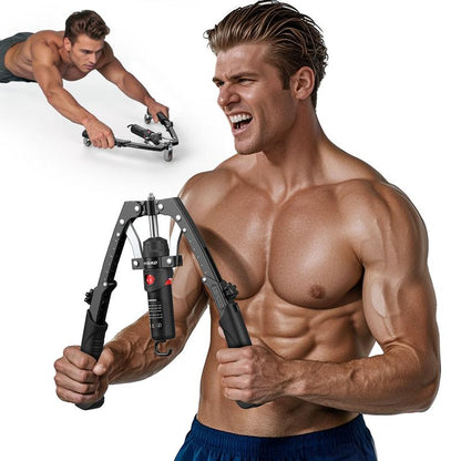 3 in 1 Hydraulic Strength Trainer Adjustable Chest Arm and Core Workout Equipment