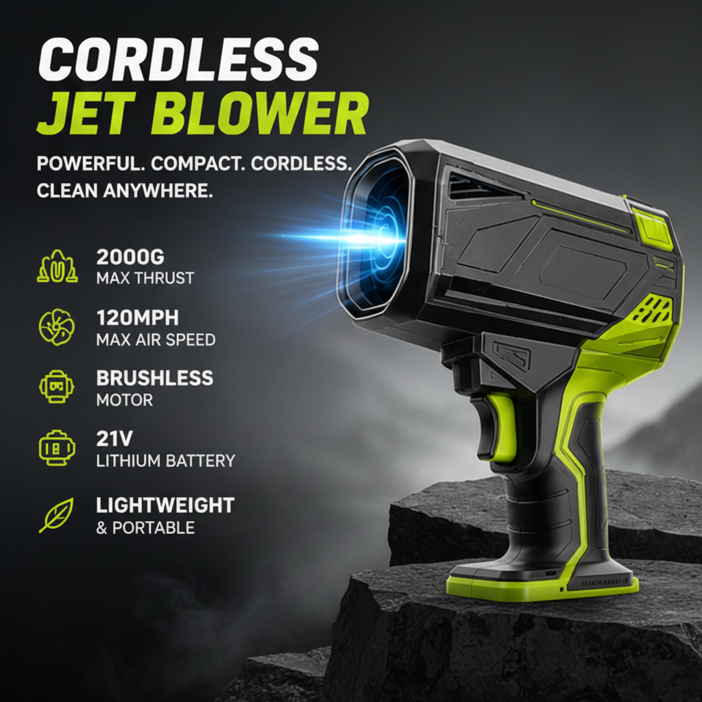 Cordless jet blower hero